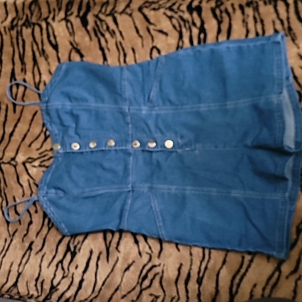 Fashion Nova Denim Romper